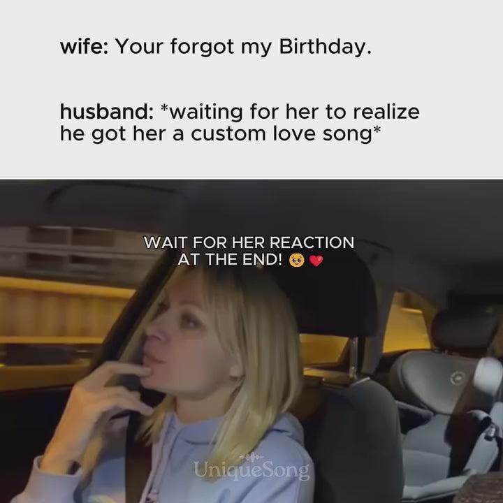 A birthday song from a husband to Kristen