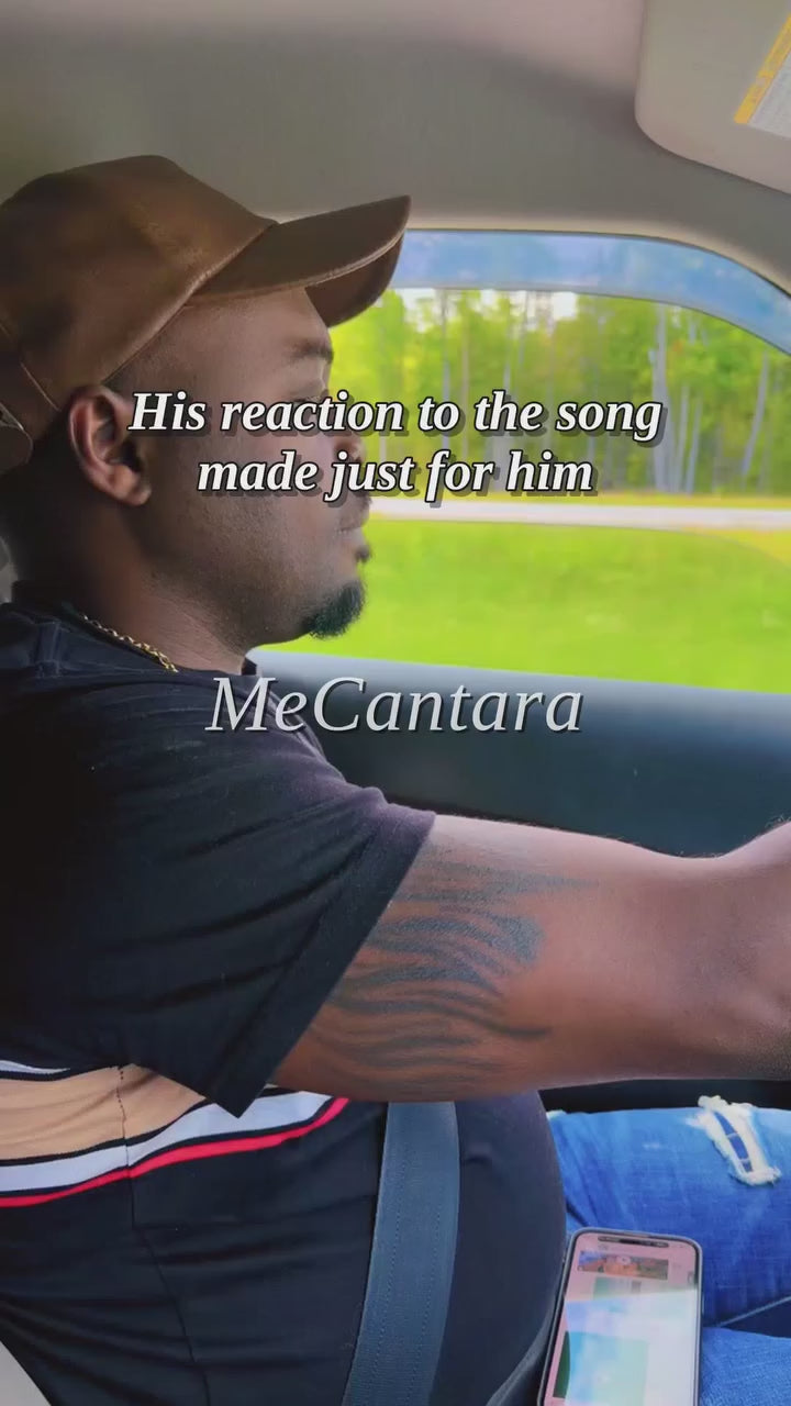 A husband hears a song about the couple's story